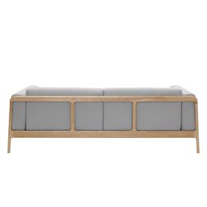 Sofa Fleek (3-Sitzer) Stoff Ever: Grau-Beige - Beige