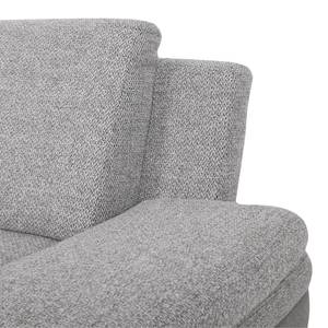 Sofa Felipa (2-Sitzer) Webstoff Grau/Strukturstoff Grau-Braun