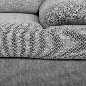 Sofa Felipa (2-Sitzer) Webstoff Grau/Strukturstoff Grau-Braun