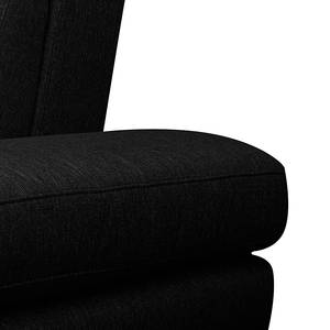 Sofa Finnley (3-Sitzer) Webstoff Schwarz