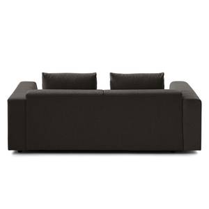 2,5-Sitzer Sofa FINNY Webstoff Saia: Schwarz-Braun - Sitztiefenverstellung