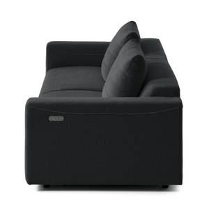 3-Sitzer Sofa FINNY Webstoff Saia: Anthrazit - Sitztiefenverstellung