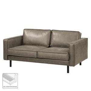 2-Sitzer Sofa FORT DODGE Antiklederlook - Microfaser Yaka: Muskat - Ohne Schlaffunktion