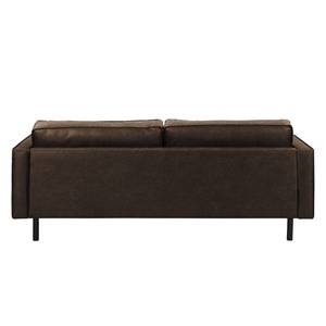 3-Sitzer Sofa FORT DODGE Antiklederlook - Microfaser Yaka: Braun