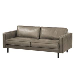 3-Sitzer Sofa FORT DODGE Antiklederlook - Microfaser Yaka: Muskat