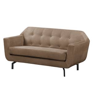 Sofa Giarra (2-Sitzer) Antiklederlook - Congo Grau