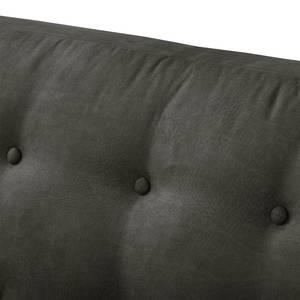 Sofa Giarra (2-Sitzer) Antiklederlook - Dunkelgrau