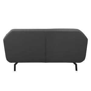 Sofa Giarra (2-Sitzer) Strukturstoff - Hellanthrazit