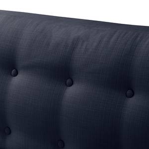 Sofa Giarra (3-Sitzer) Strukturstoff - Dunkelblau