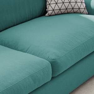 Sofa Glasco (3-Sitzer) Webstoff Webstoff - Webstoff Osta: Petrol