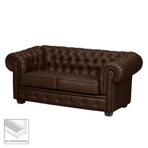 Sofa Gowen I (2-Sitzer) Kunstleder Braun