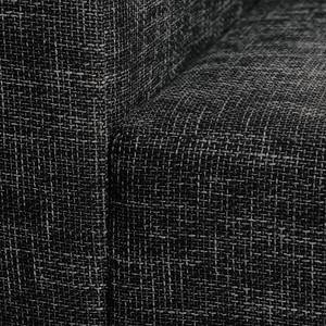 Canapé Greenwood (2 places) Tissu Noir / Gris