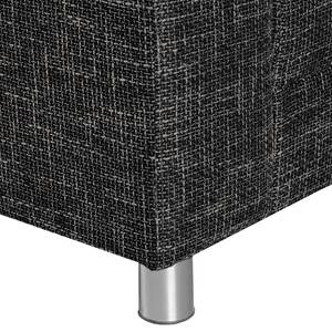 Canapé Greenwood (2 places) Tissu Noir / Gris