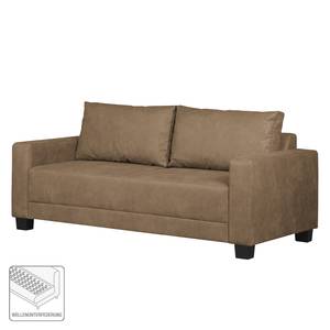 Sofa Greenwood (3-Sitzer) Antiklederlook Schlamm