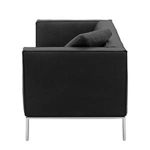 Canapé Greg (3 places) Cuir véritable - Anthracite - Sans coussin