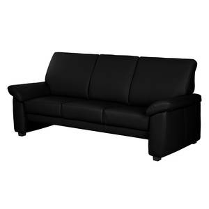 Sofa Grimsby (3-Sitzer) Echtleder Echtleder - Schwarz