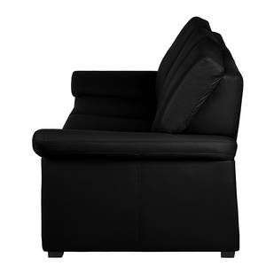 Sofa Grimsby (3-Sitzer) Echtleder Echtleder - Schwarz