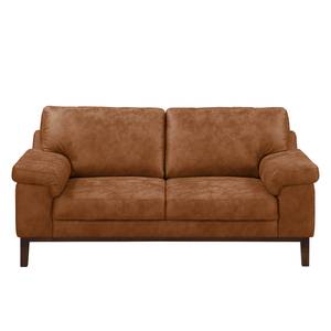 Sofa Hazel Green (2-Sitzer) Antiklederlook - Cognac