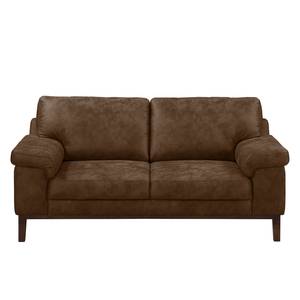 Sofa Hazel Green (2-Sitzer) Antiklederlook - Espresso