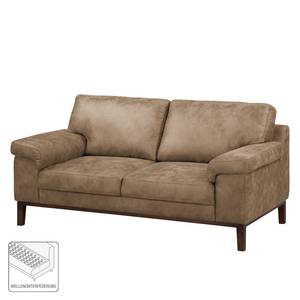 Sofa Hazel Green (2-Sitzer) Antiklederlook - Latte Macchiato