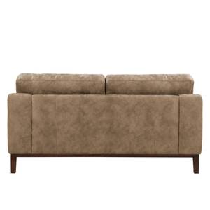 Sofa Hazel Green (2-Sitzer) Antiklederlook - Latte Macchiato