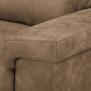 Sofa Hazel Green (2-Sitzer) Antiklederlook - Latte Macchiato