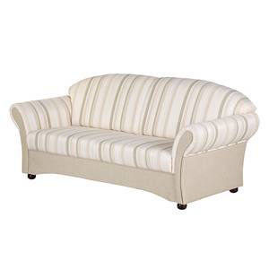 Sofa Henry (3-Sitzer) Webstoff Creme / Beige