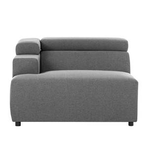 Sofa Hillier I (4-Sitzer) Webstoff Anthrazit / Hellgrau