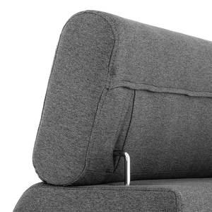 Sofa Hillier I (4-Sitzer) Webstoff Anthrazit / Hellgrau