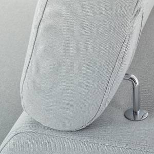 Sofa Hillier I (4-Sitzer) Webstoff - Anthrazit / Hellgrau