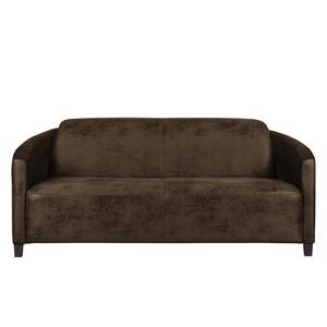 Sofa Hineston (2-Sitzer) Antiklederoptik Dunkelbraun