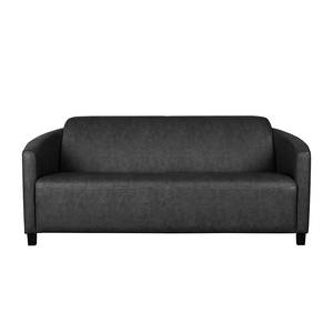 Sofa Hineston (2-Sitzer) Kunstleder Kunstleder - Anthrazit