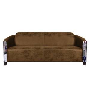 Sofa Hineston (3-Sitzer) Antiklederoptik Metropolen / Braun