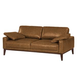 2-Sitzer Sofa HORLEY Echtleder Cerys: Braun