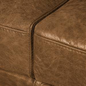 3-Sitzer Sofa HORLEY Echtleder Cerys: Braun