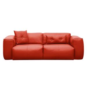 2-Sitzer Sofa HUDSON Echtleder Neka: Rot