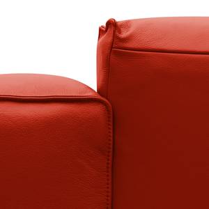 2-Sitzer Sofa HUDSON Echtleder Neka: Rot