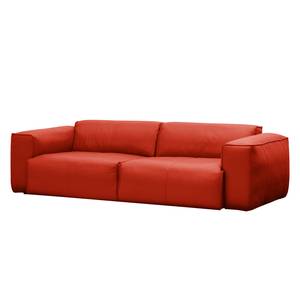 3-Sitzer Sofa HUDSON Echtleder Neka: Rot