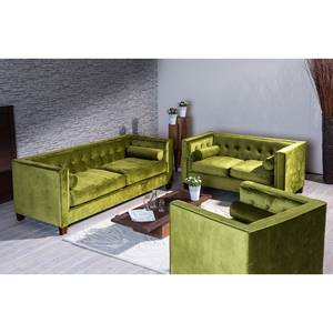 Fauteuil Jobbi Velours - Olive