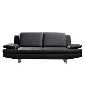 Sofa Yovanna (2-Sitzer) Kunstleder Schwarz