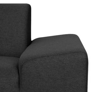 Sofa Kato (2,5-Sitzer) Webstoff Stoff Felia II: Anthrazit