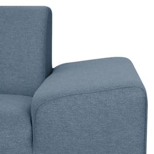 Sofa Kato (3-Sitzer) Webstoff Stoff Felia II: Hellblau