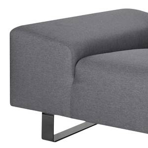 Sofa Kato (3-Sitzer) Webstoff Stoff Felia II: Hellgrau