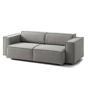 2,5-Sitzer Sofa KINX Webstoff - Webstoff Osta: Graubraun - Sitztiefenverstellung