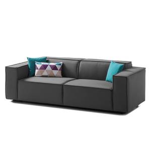 2,5-Sitzer Sofa KINX Webstoff - Webstoff Osta: Anthrazit - Keine Funktion