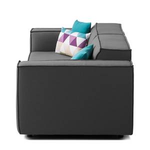 2,5-Sitzer Sofa KINX Webstoff - Webstoff Osta: Anthrazit - Keine Funktion