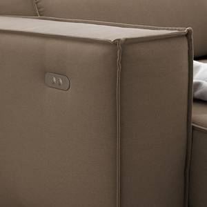 2-Sitzer Sofa KINX Webstoff - Webstoff Osta: Cappuccino - Sitztiefenverstellung