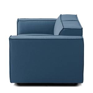 2 places Canapé KINX Tissu - Tissu Osta: Bleu foncé - Avec réglage de la profondeur d'assise