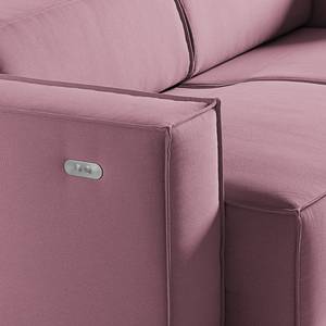 2-Sitzer Sofa KINX Webstoff - Webstoff Osta: Flieder - Sitztiefenverstellung