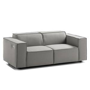 2-Sitzer Sofa KINX Webstoff - Webstoff Osta: Graubraun - Sitztiefenverstellung